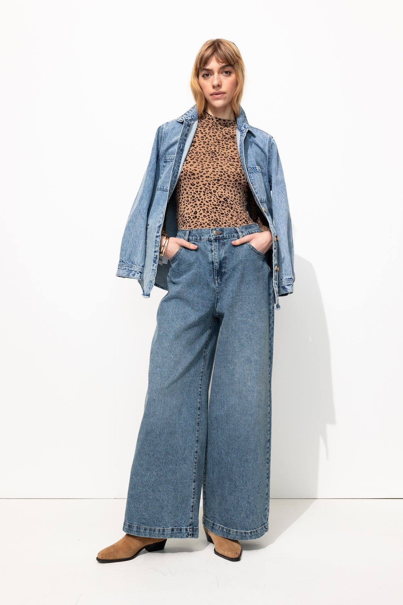 CESAR Jean large taille haute – Jean moyen