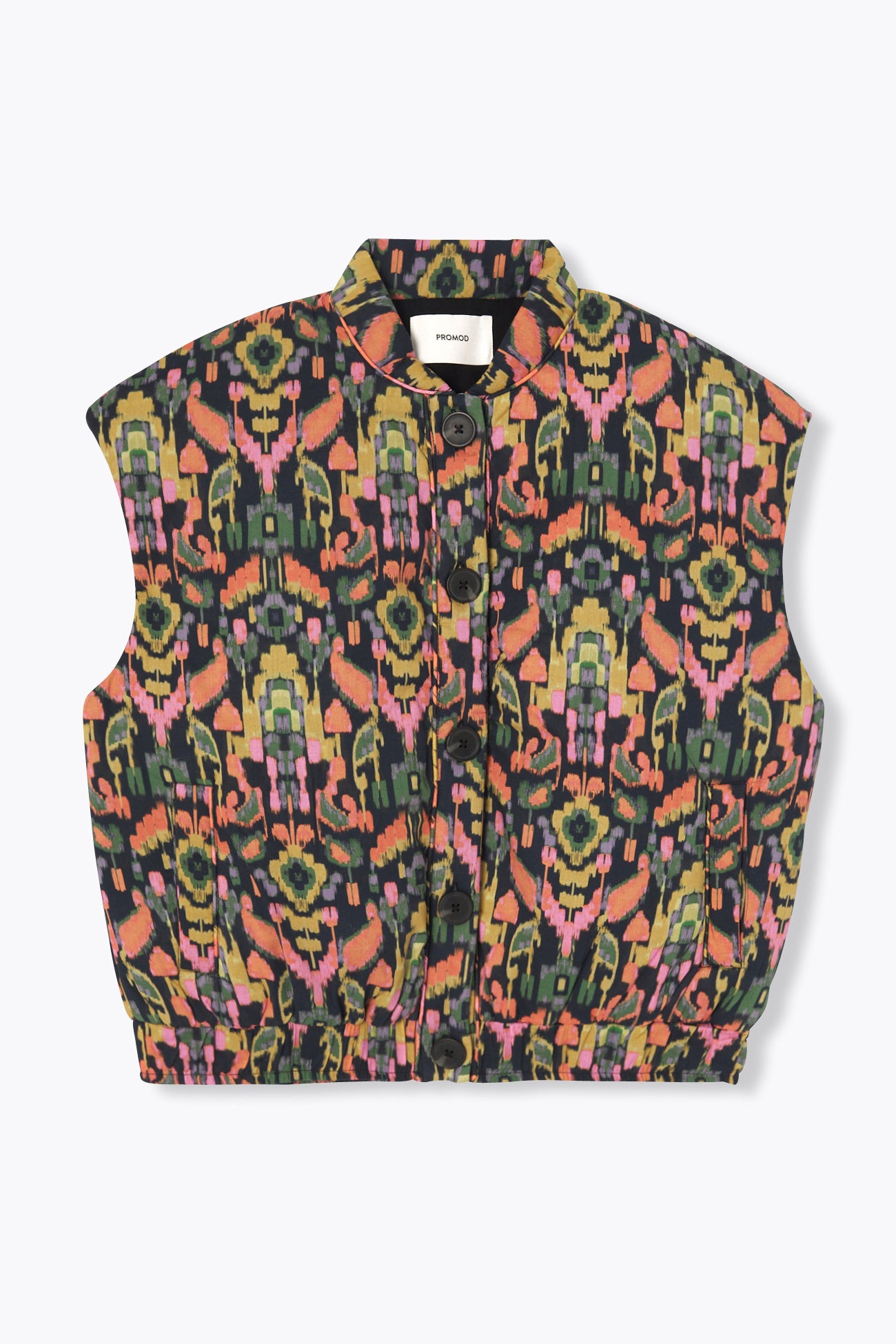 Veste sans manches ikat Femme – Imprimé multicolore