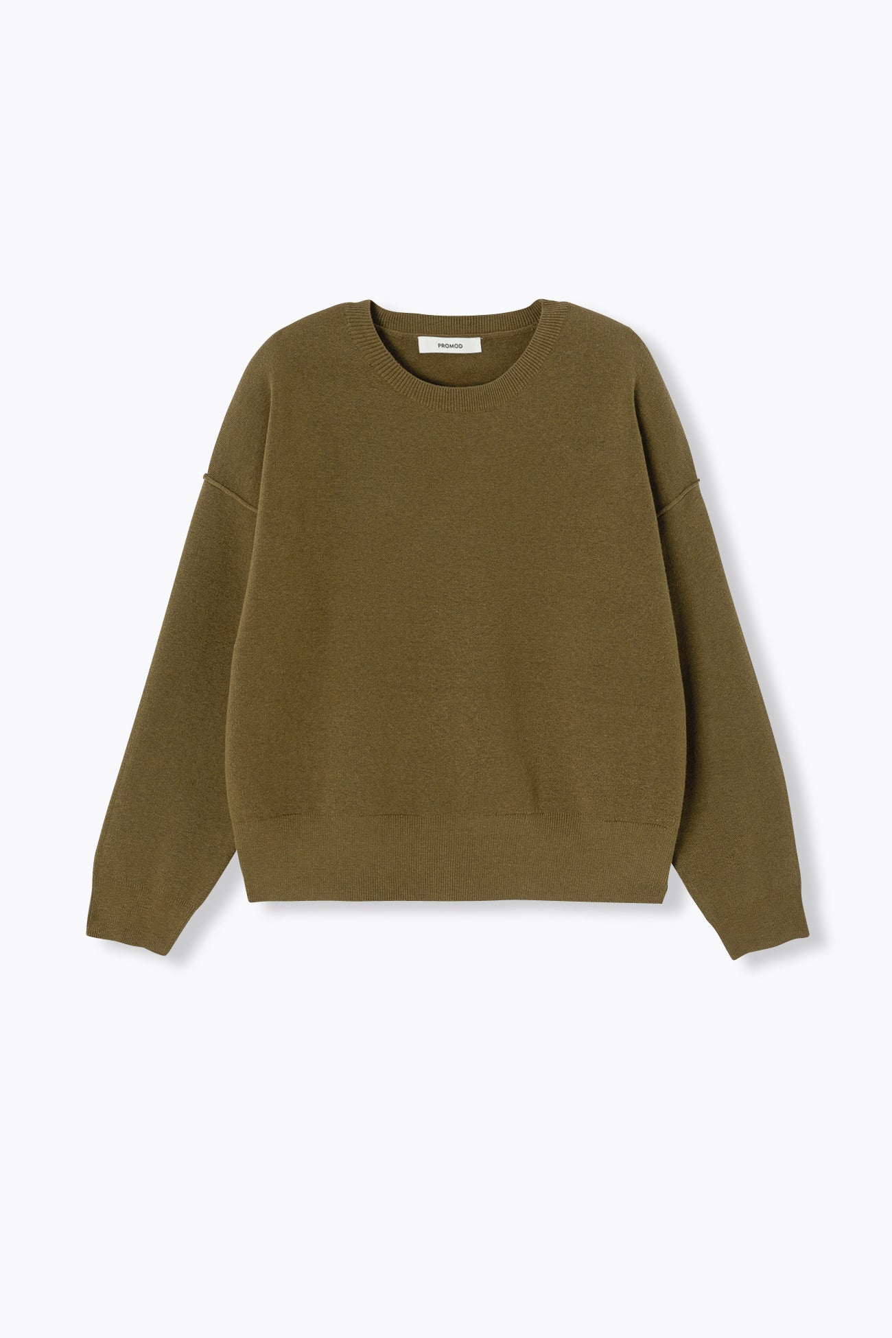 Pull oversize uni Femme – Vert olive