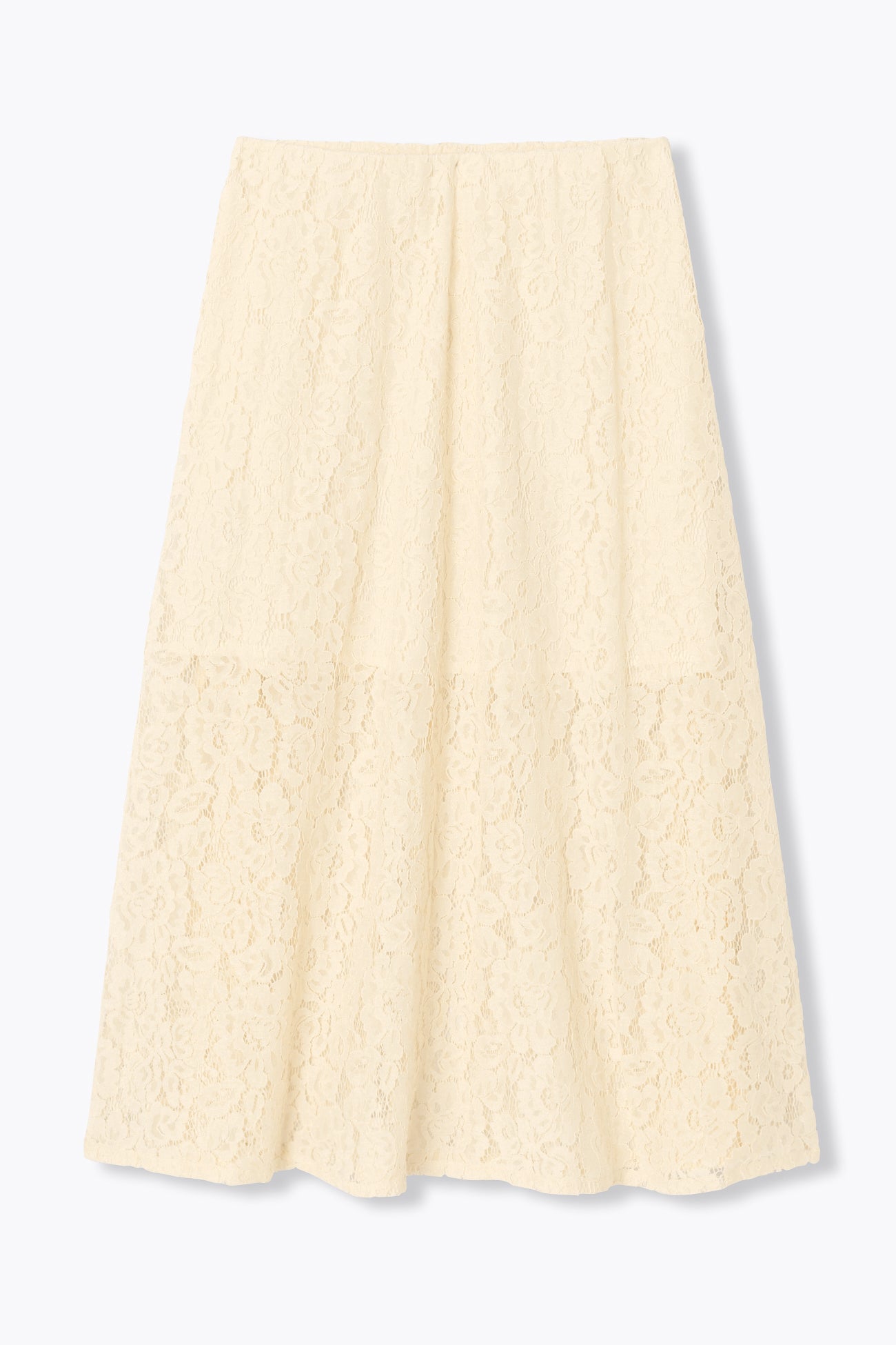 Jupe en dentelle Femme – Ecru