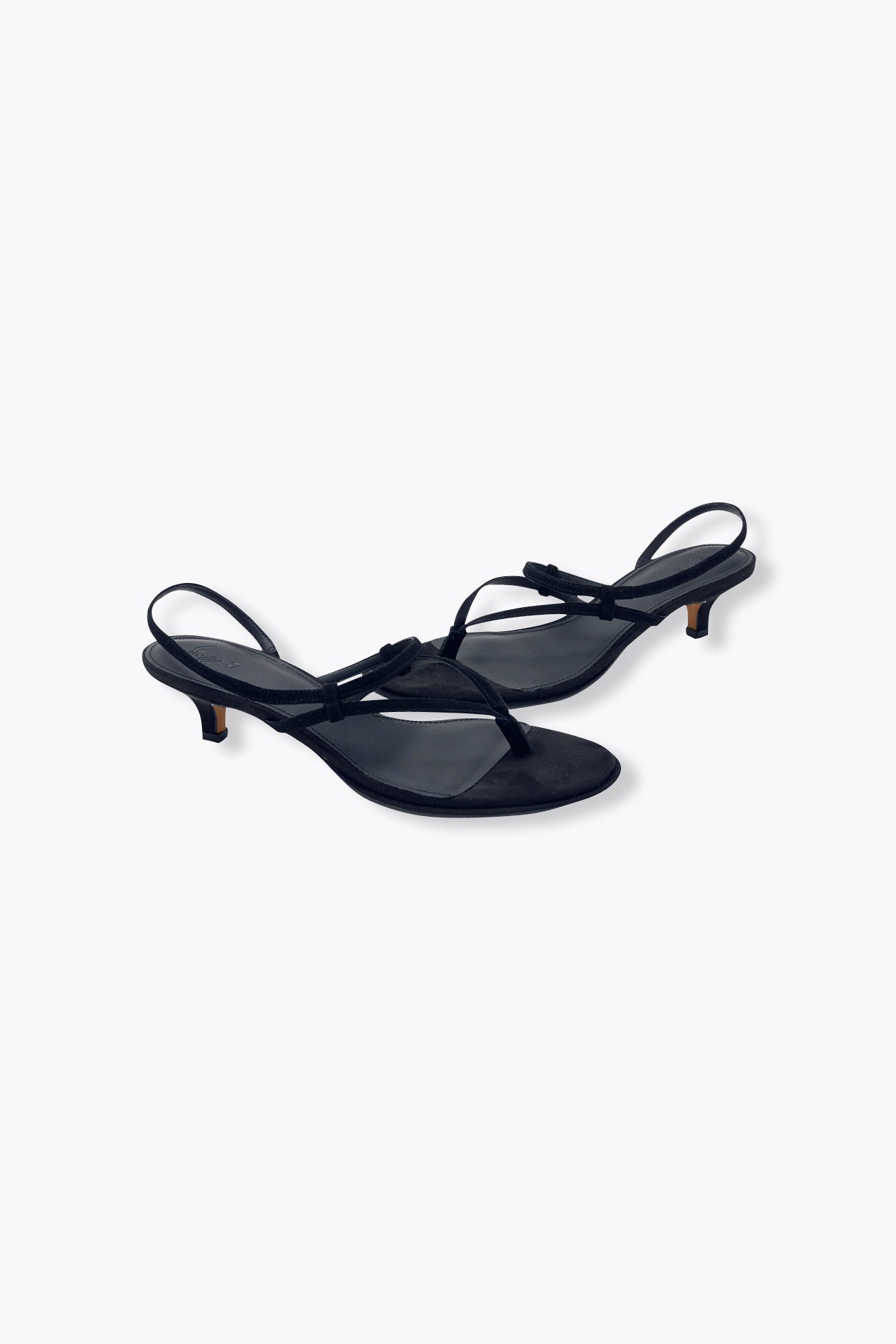 Sandales en cuir suédé Femme – Noir