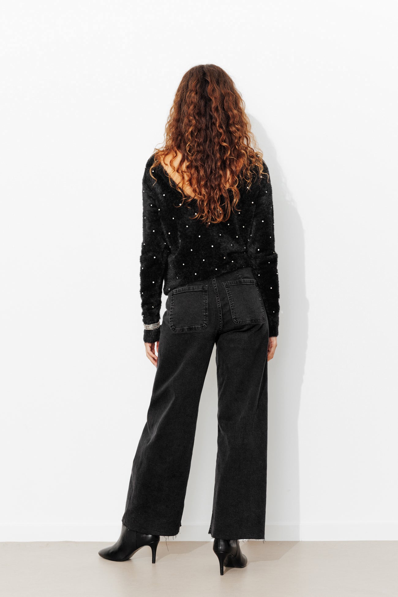 HECTOR jean taille haute Femme - Noir – Image 3