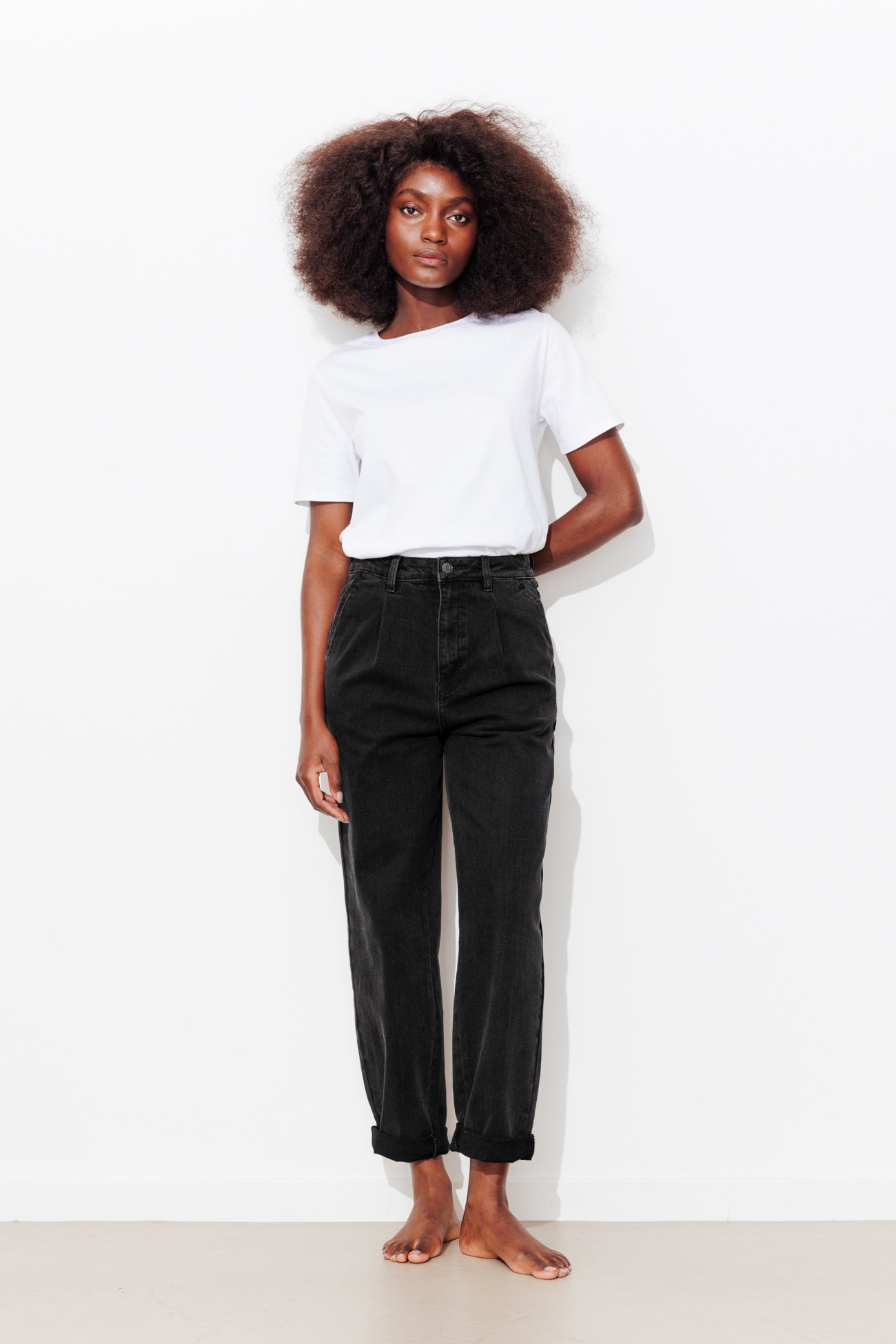 OSCAR jean slouchy Femme - Noir – Image 2