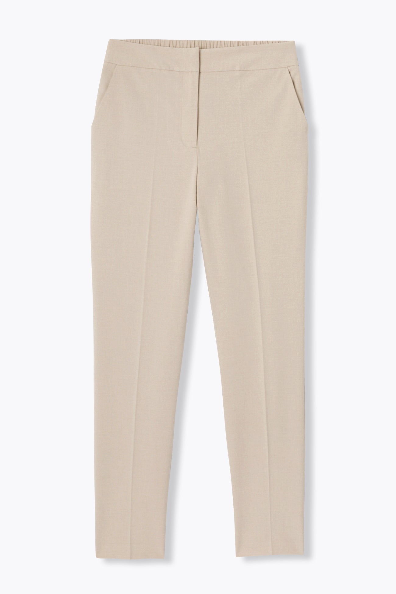 Pantalon cigarette Femme – Ecru