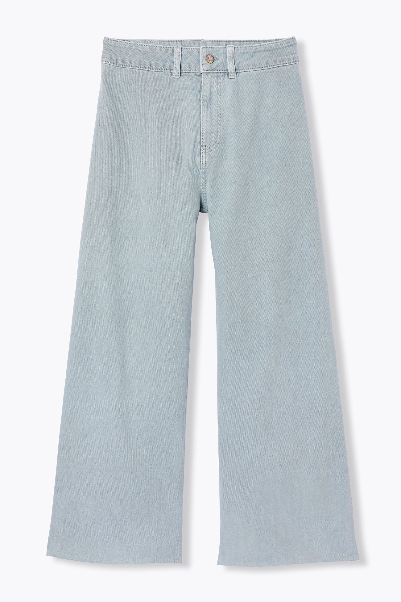 HECTOR pantalon taille haute - Bleu ciel – Image 5