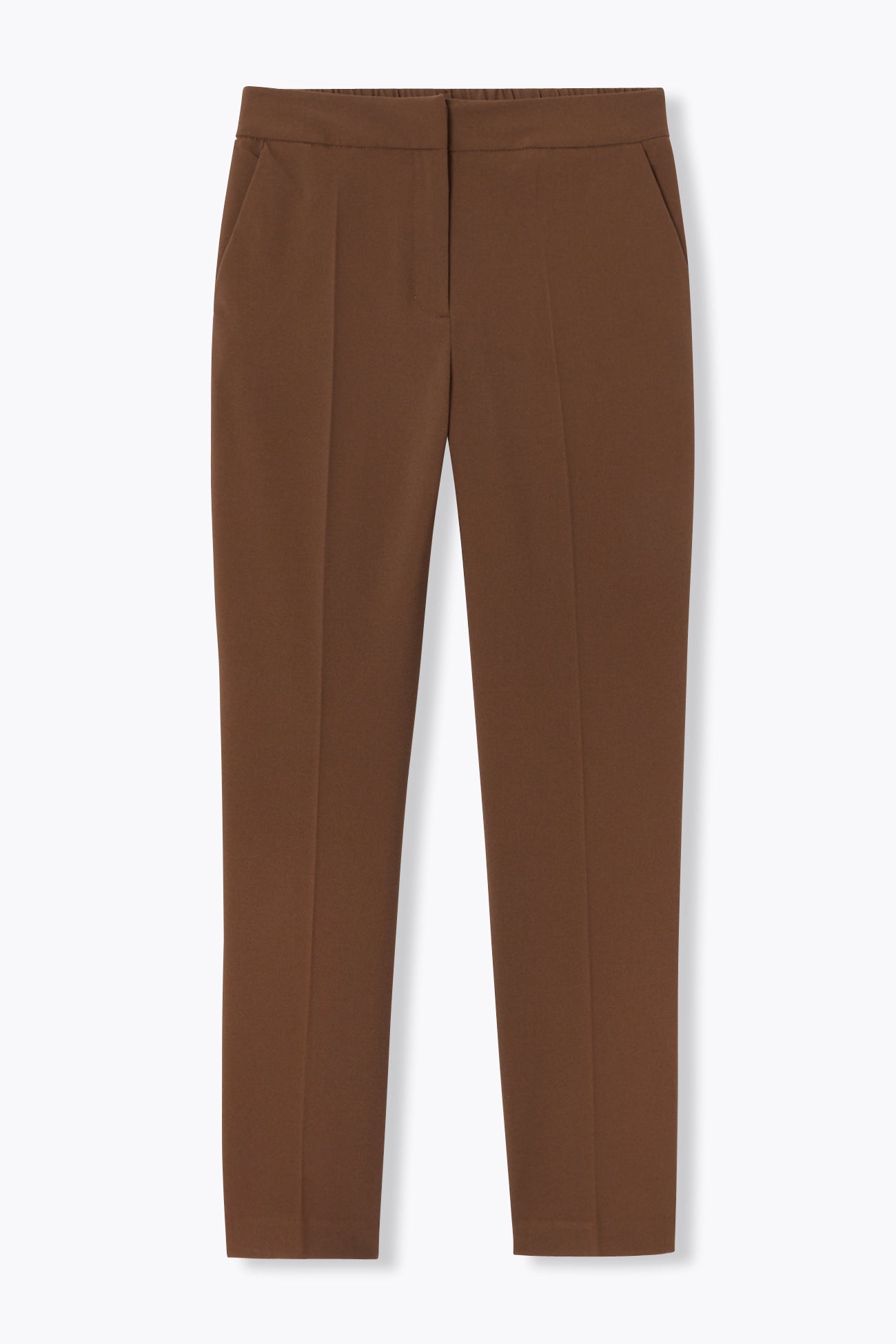 Pantalon cigarette Femme – Tabac