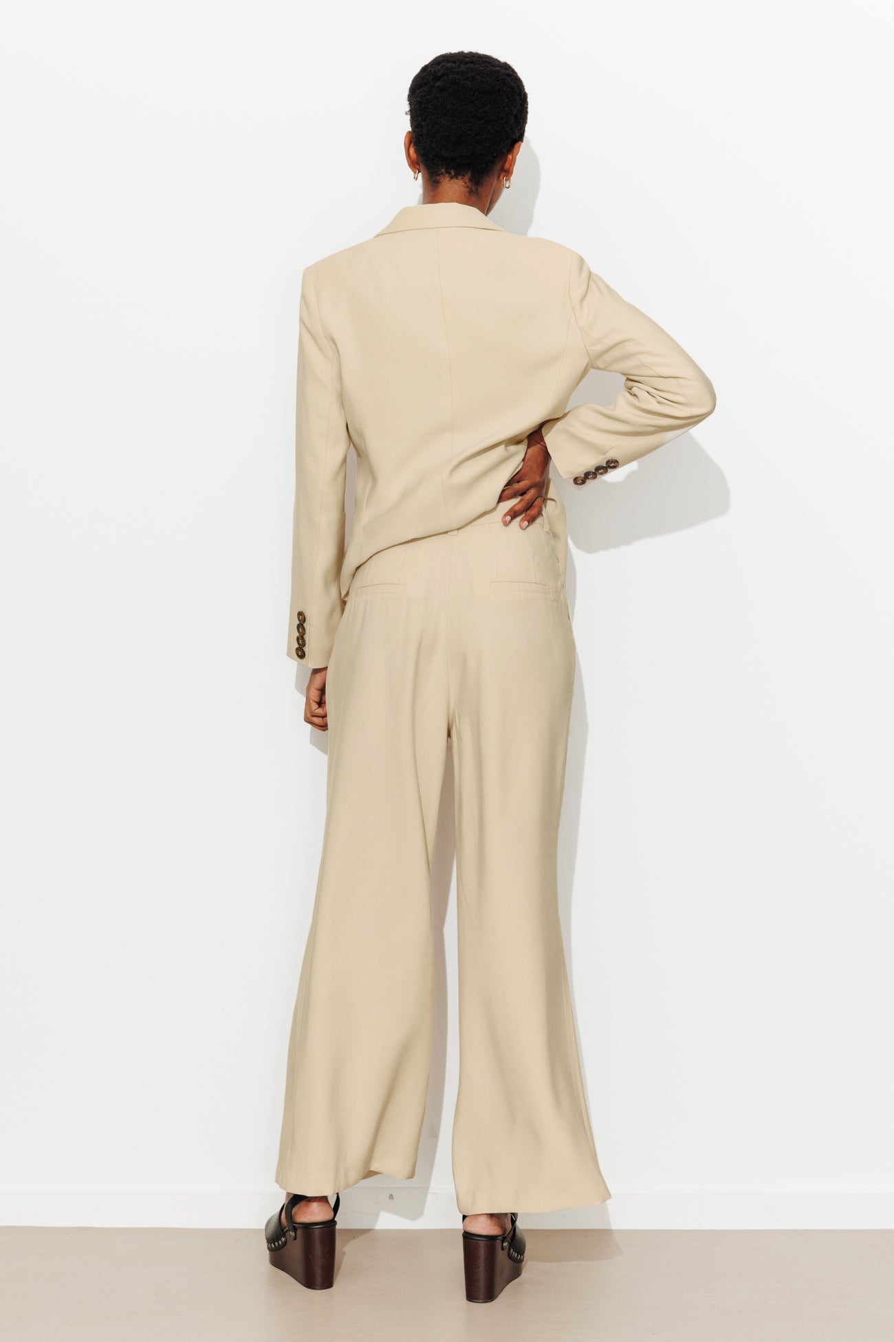 Pantalon de tailleur Femme - Beige – Image 4