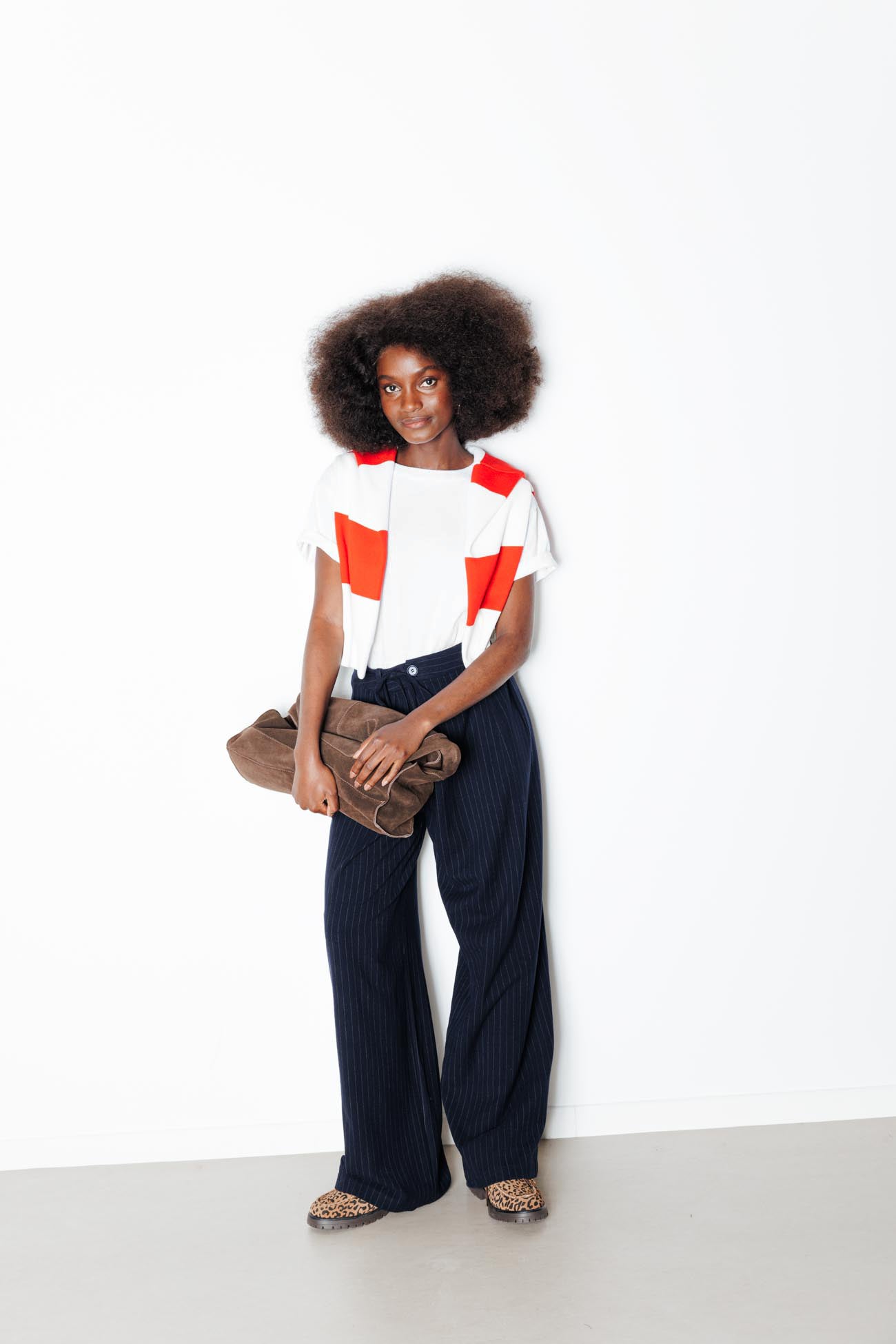 T-shirt basique col rond Femme - Blanc – Image 2