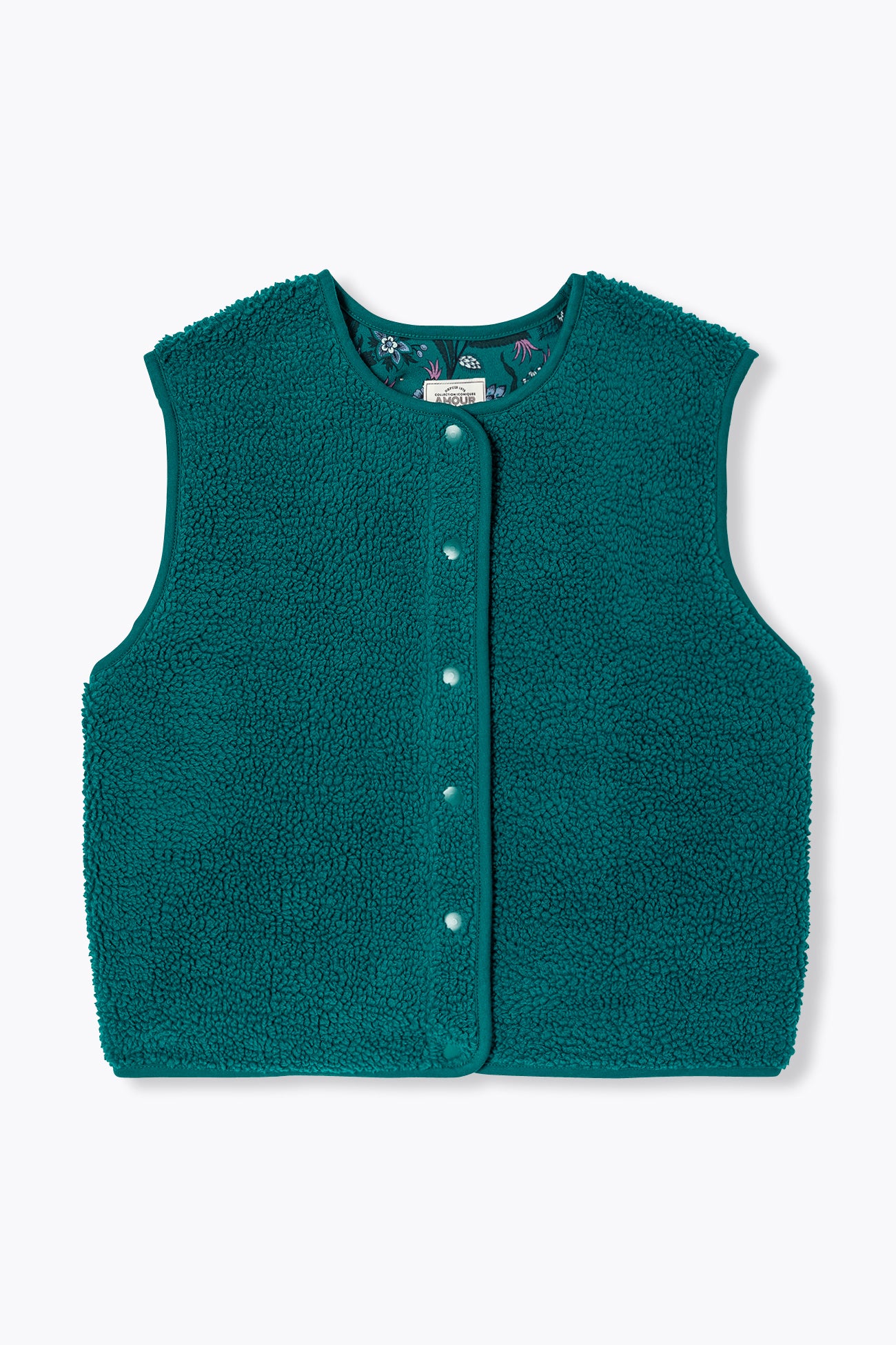 PALOMA veste réversible - Vert émeraude – Image 5