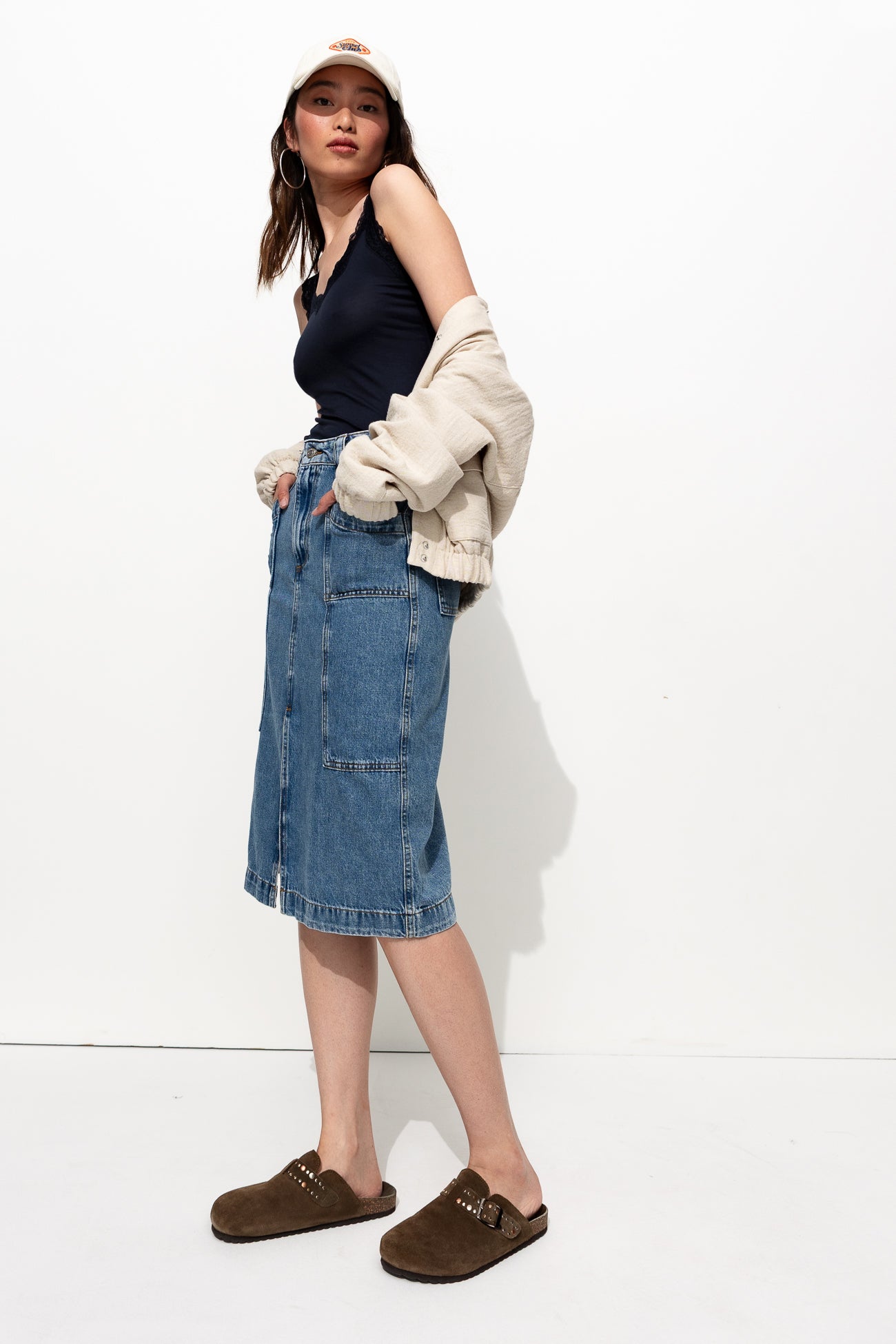Top à bretelles Femme - Marine – Image 2