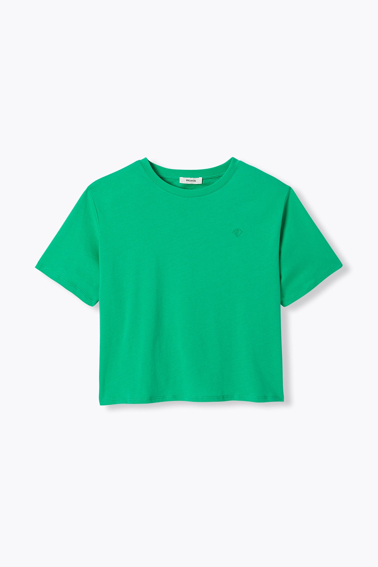 T-shirt basique col rond Femme - Vert – Image 5
