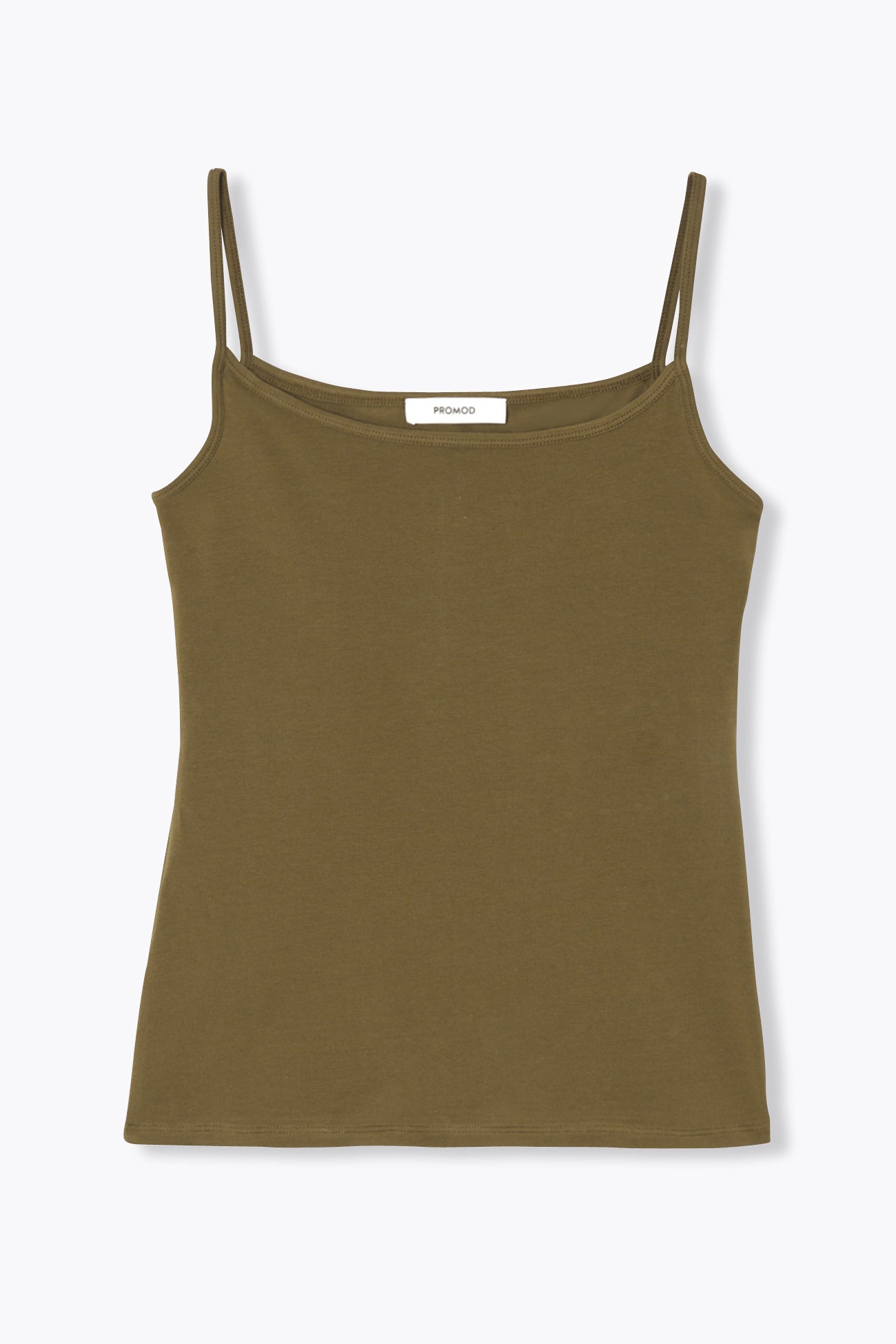 Top à bretelles Femme – Vert olive