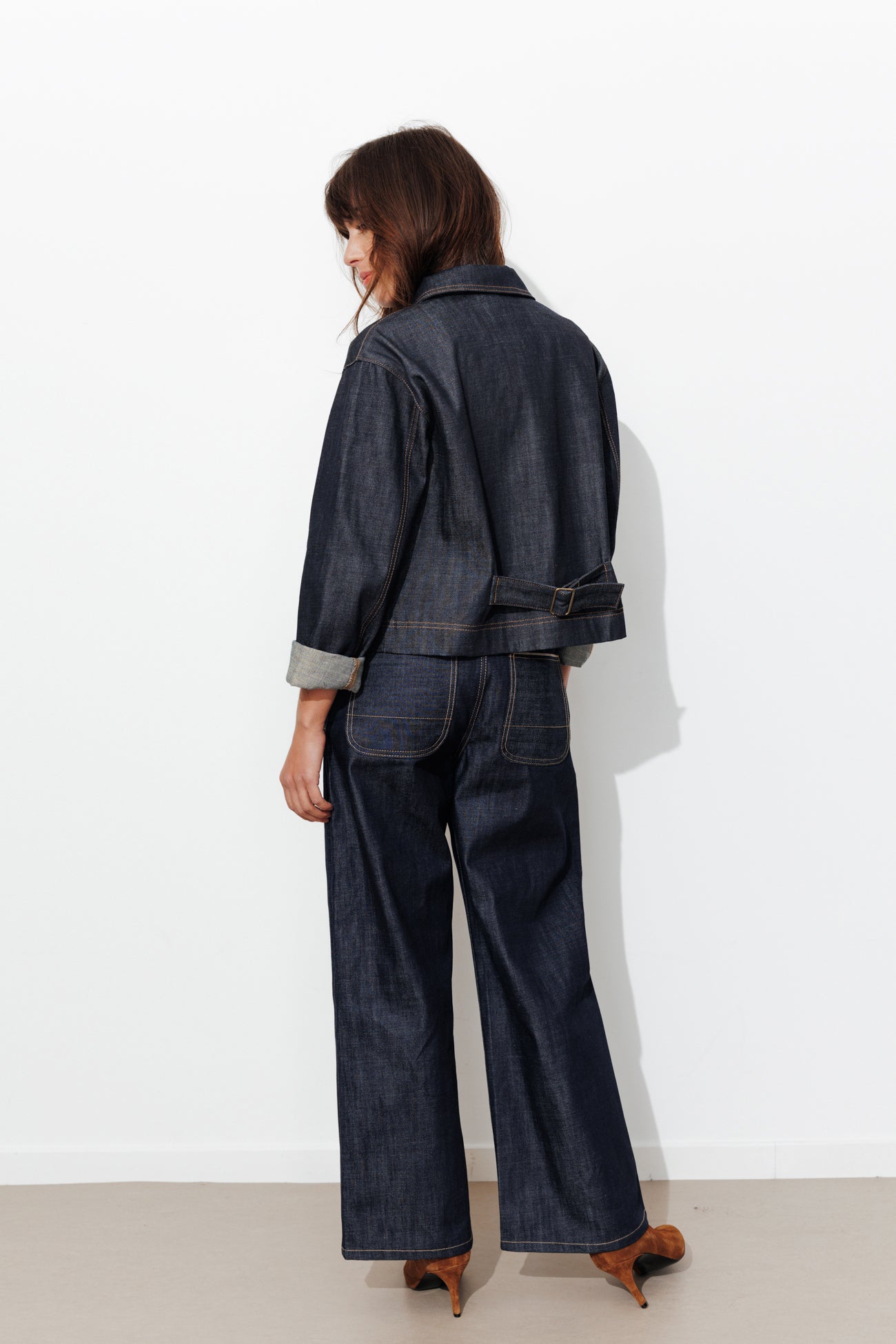 Veste en jean selvedge - Jean rinse – Image 3