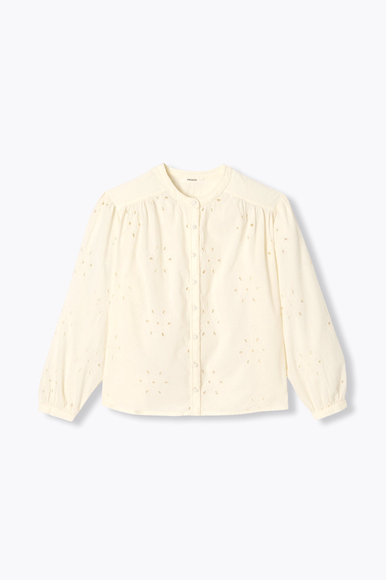 Chemise en broderie anglaise - Ecru – Image 5