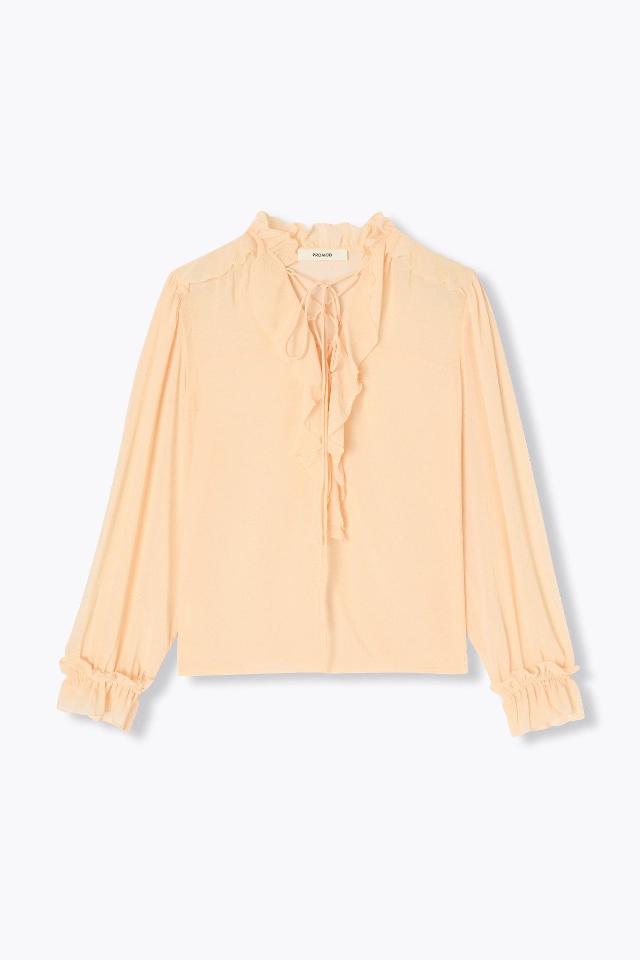 Blouse en mousseline Femme – Pêche
