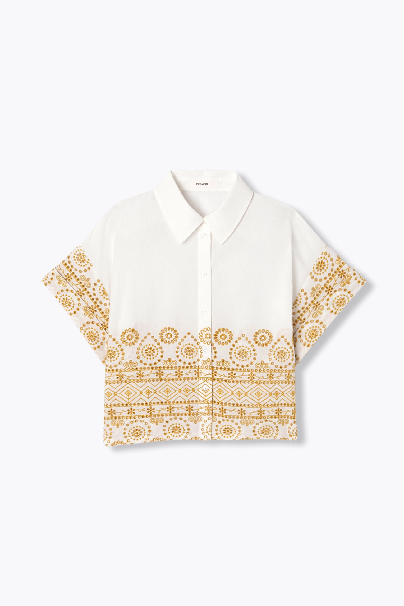 Chemise en broderie anglaise – Ecru