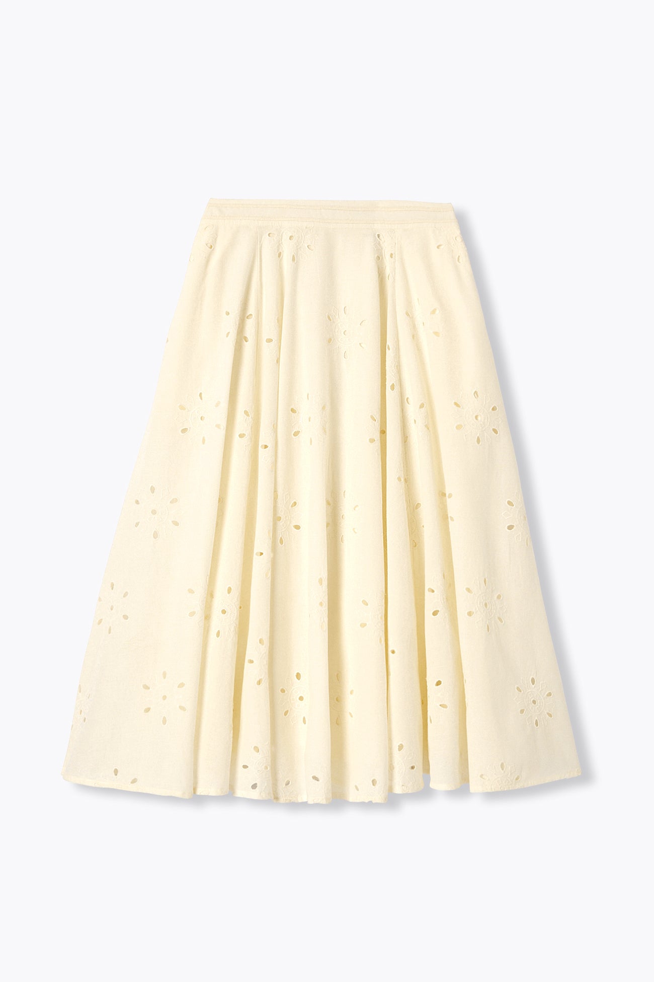 Jupe en broderie anglaise - Ecru – Image 7