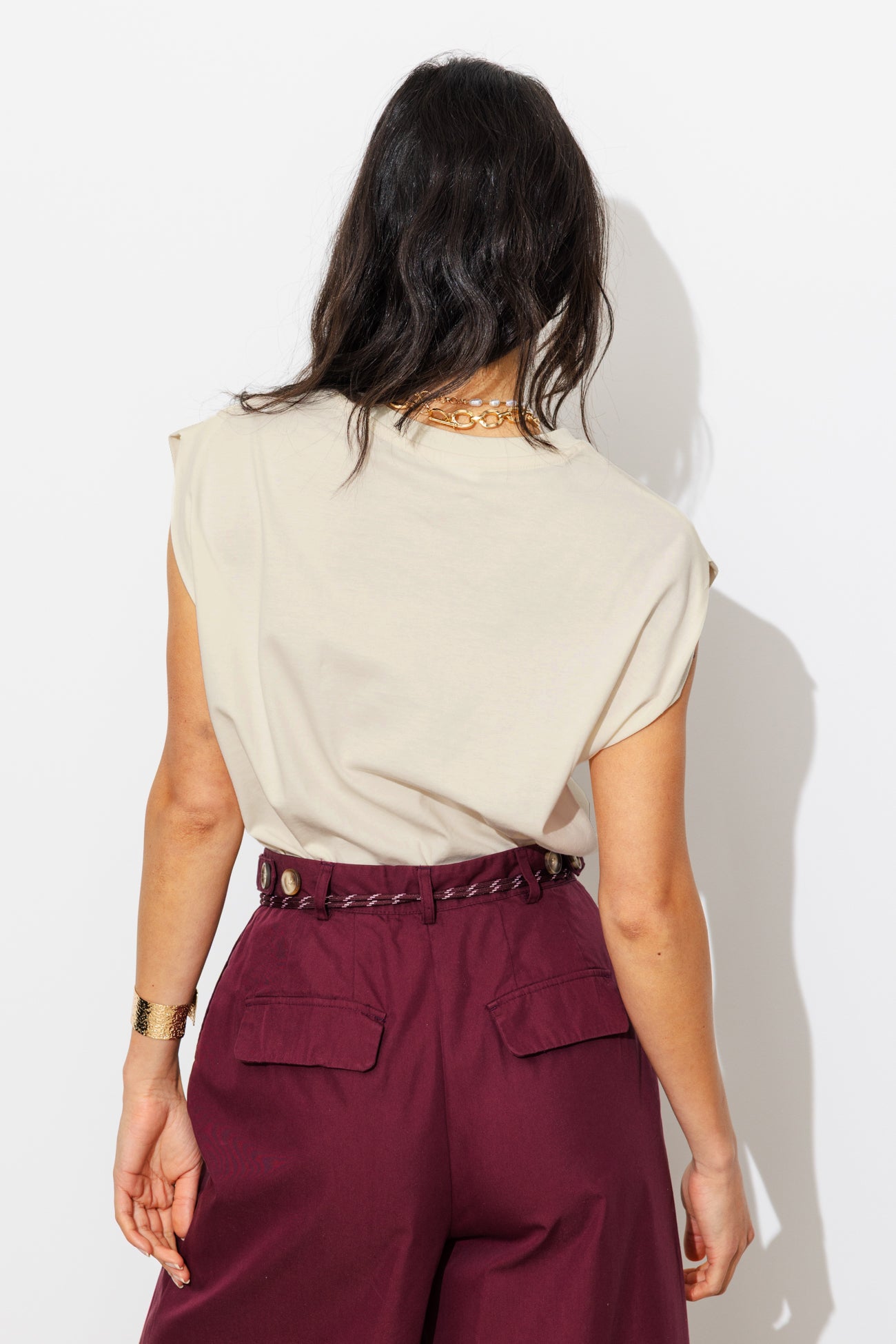 T-shirt imprimé fruits Femme - Imprimé écru – Image 3