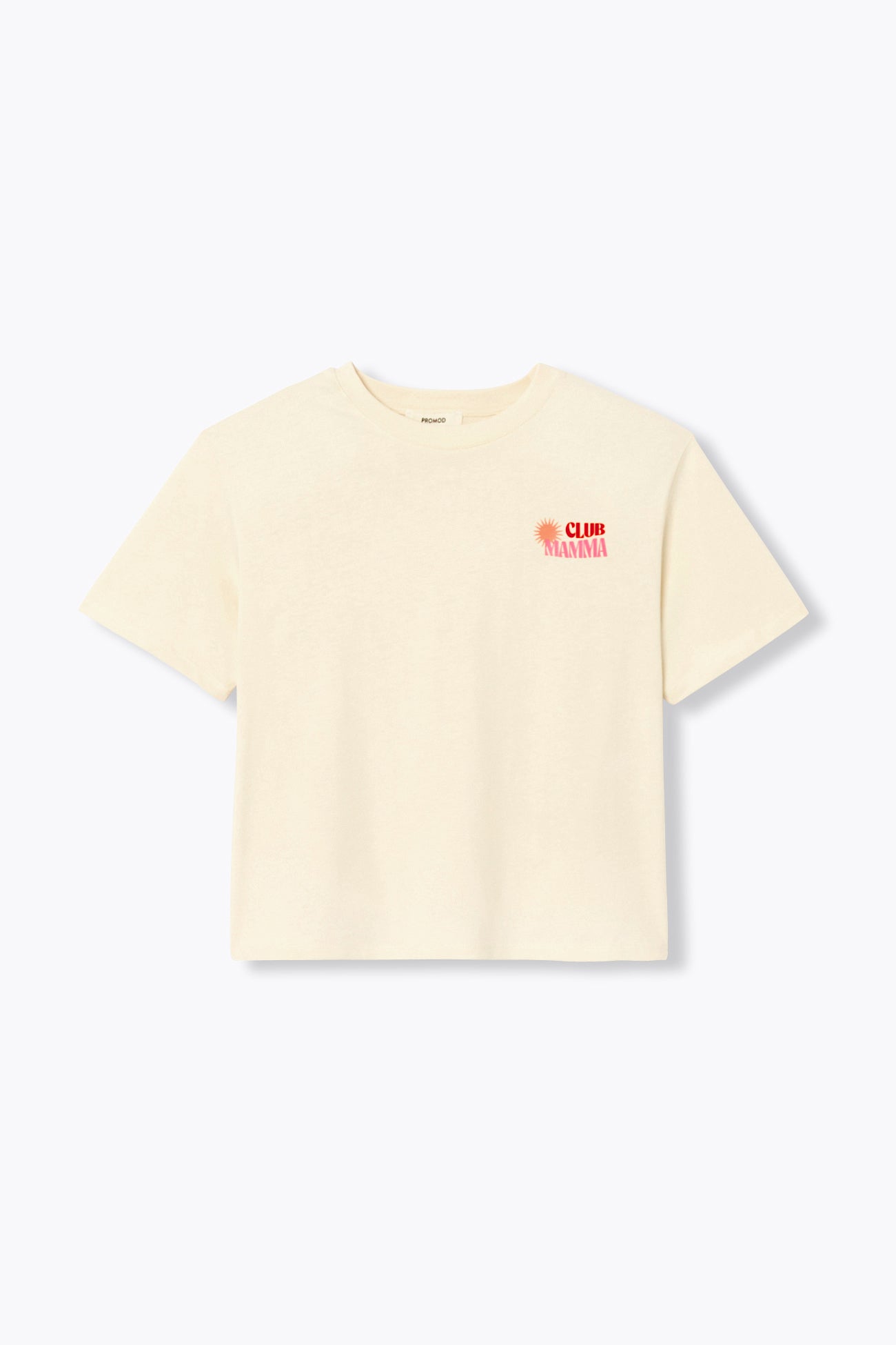 T-shirt club mamma Femme - Imprimé écru – Image 5