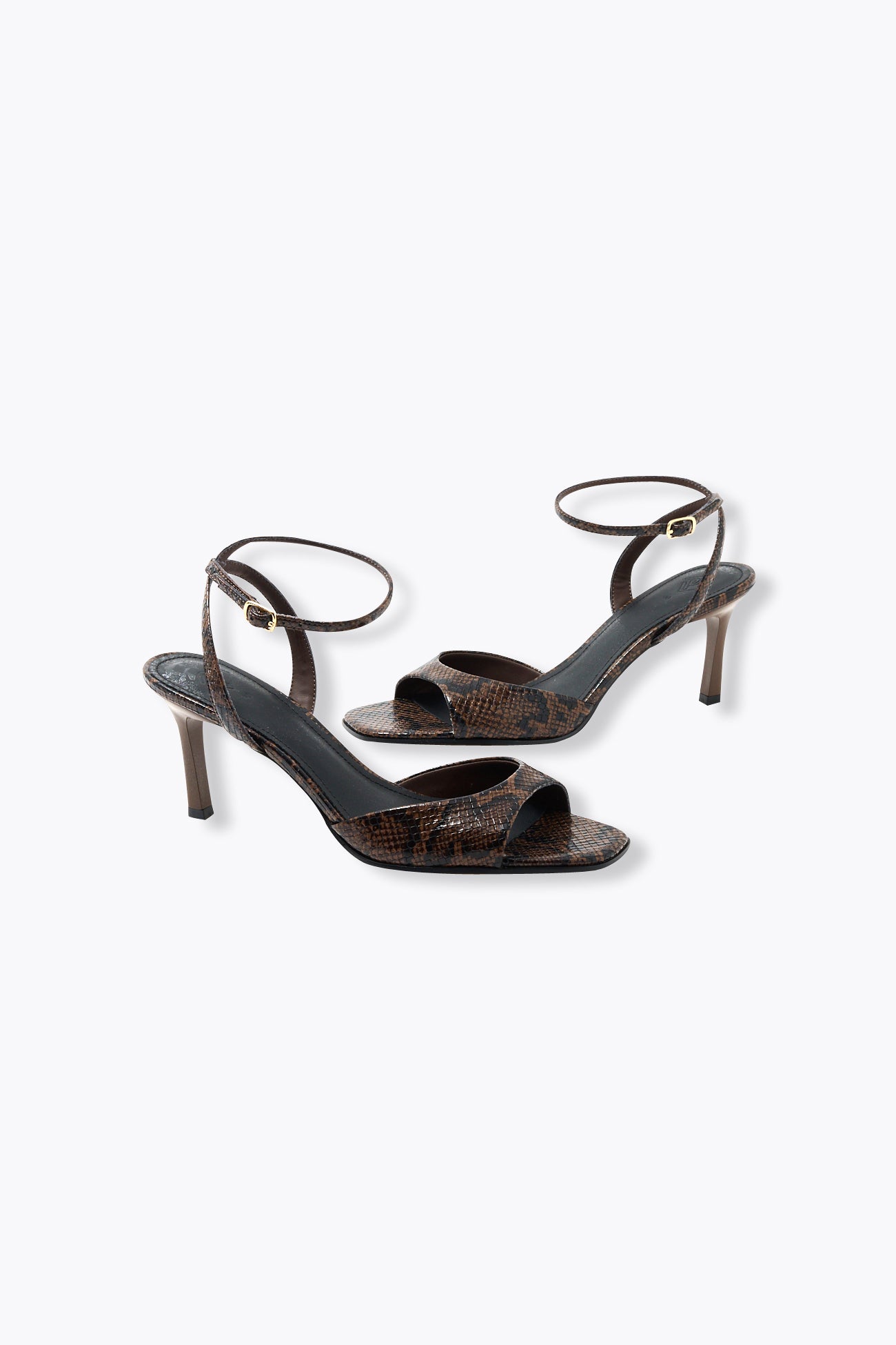 Sandales effet python Femme - Noir – Image 4