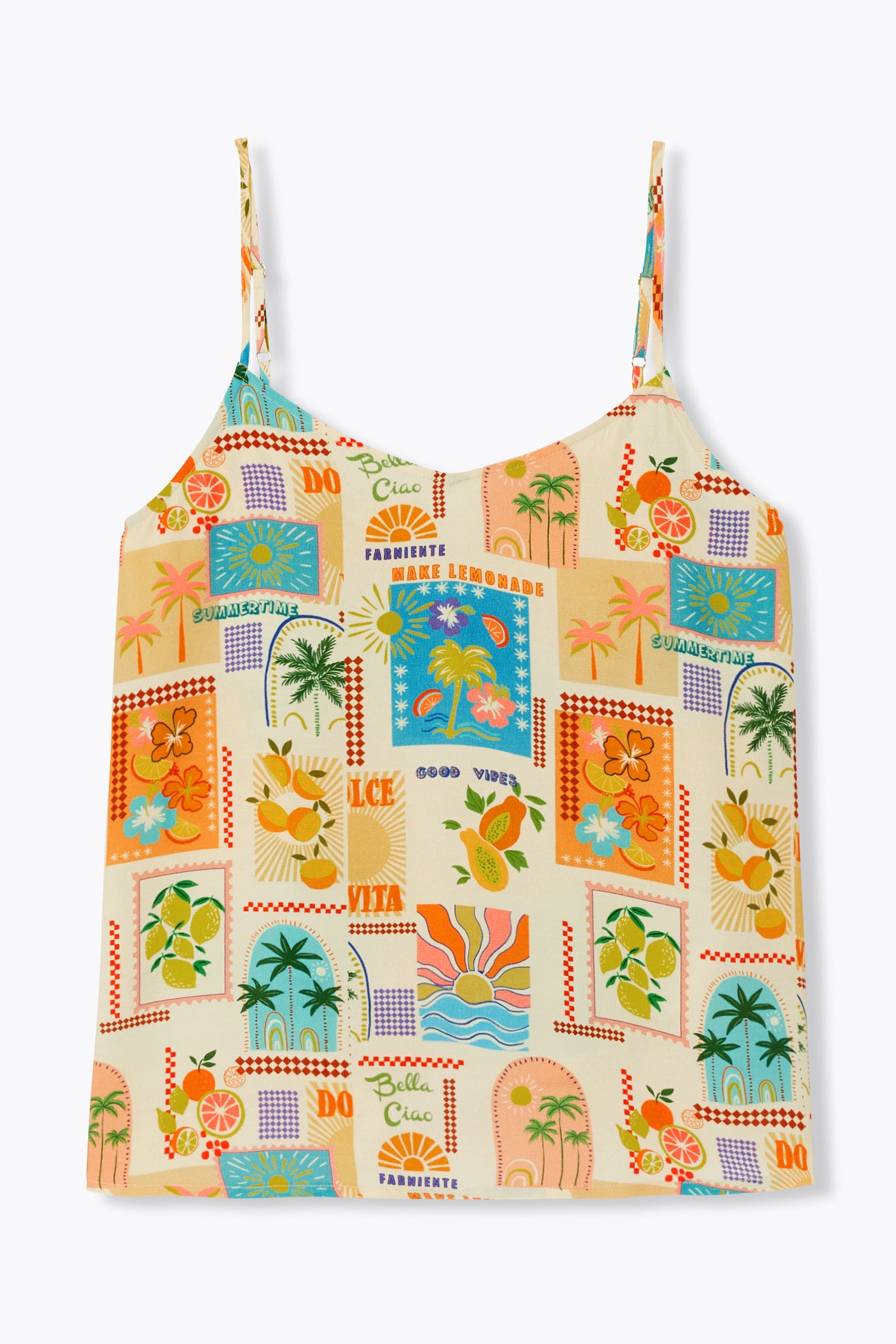 Top à bretelles imprimé Femme - Imprimé multicolore – Image 5