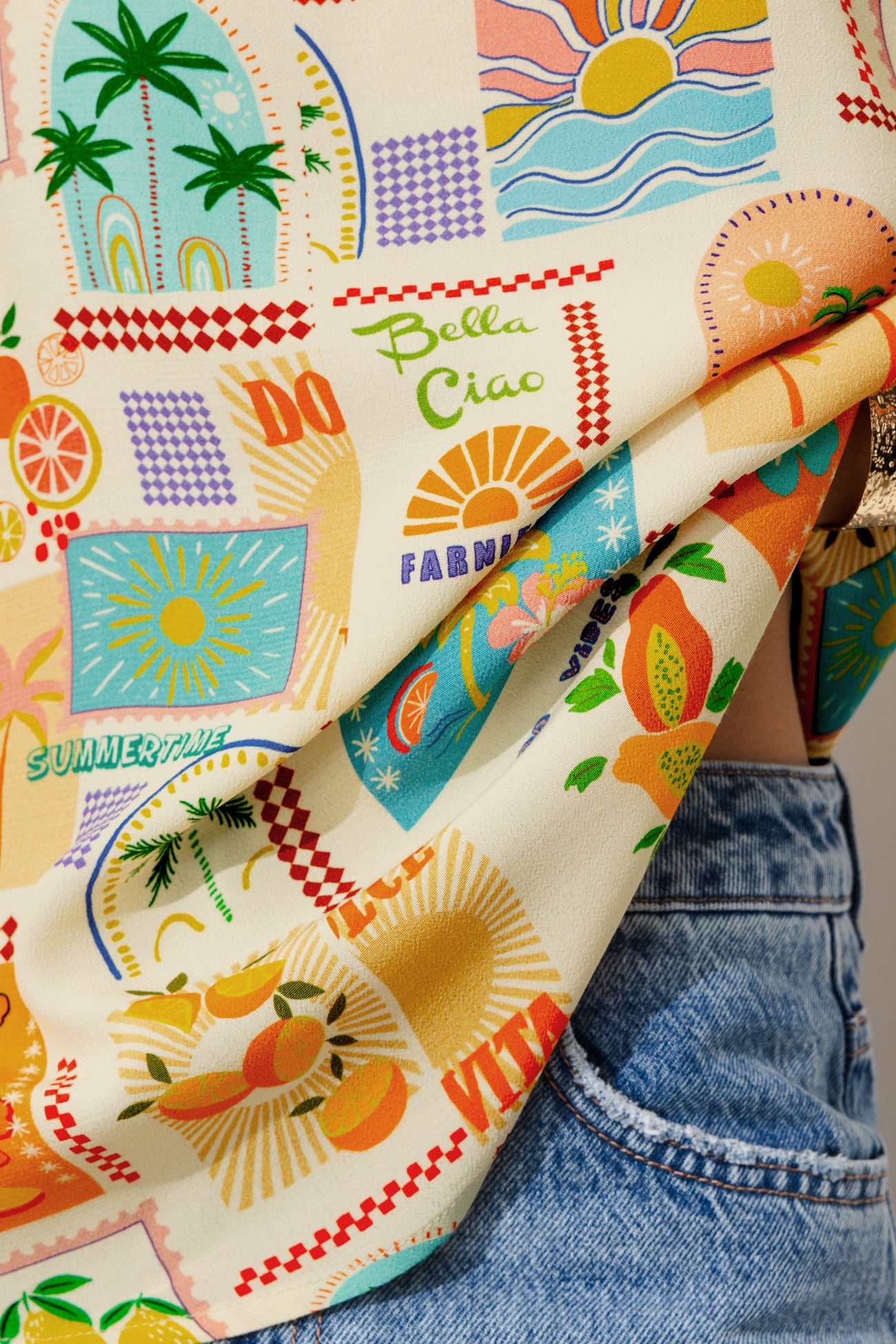 Top à bretelles imprimé Femme - Imprimé multicolore – Image 4