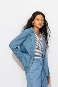 Veste de tailleur en jean – Jean moyen