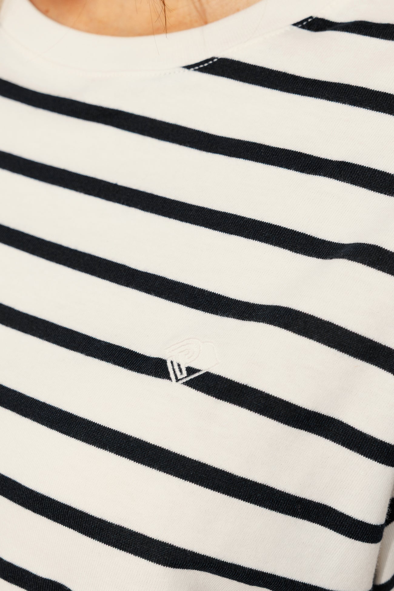 T-shirt marinière Femme - Rayé marine – Image 4
