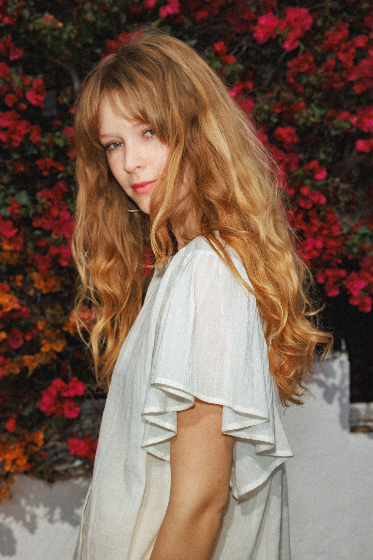 Chemise en cotonnade unie - Ecru – Image 2
