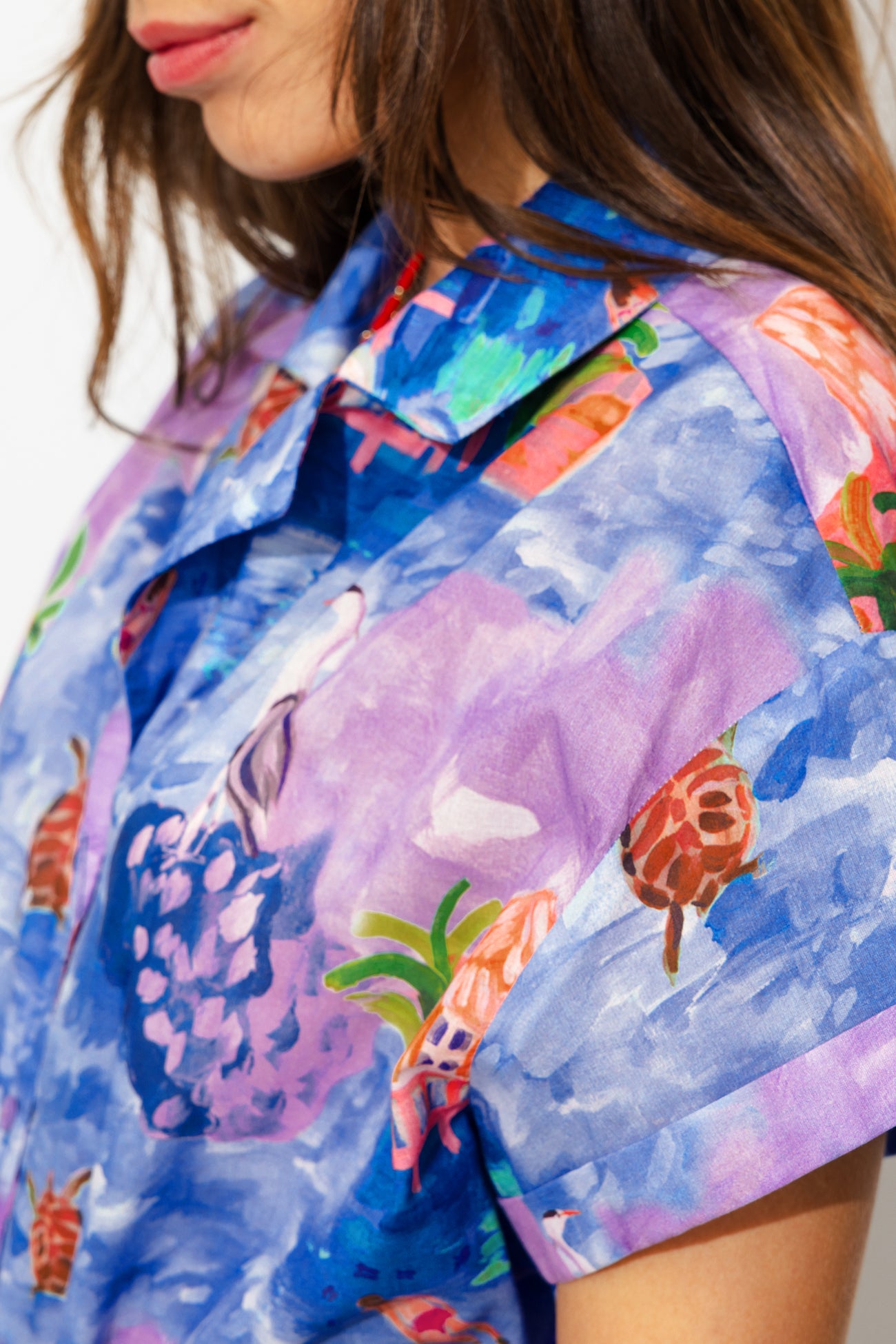 Chemise motif paysage Femme - Imprimé multicolore – Image 5