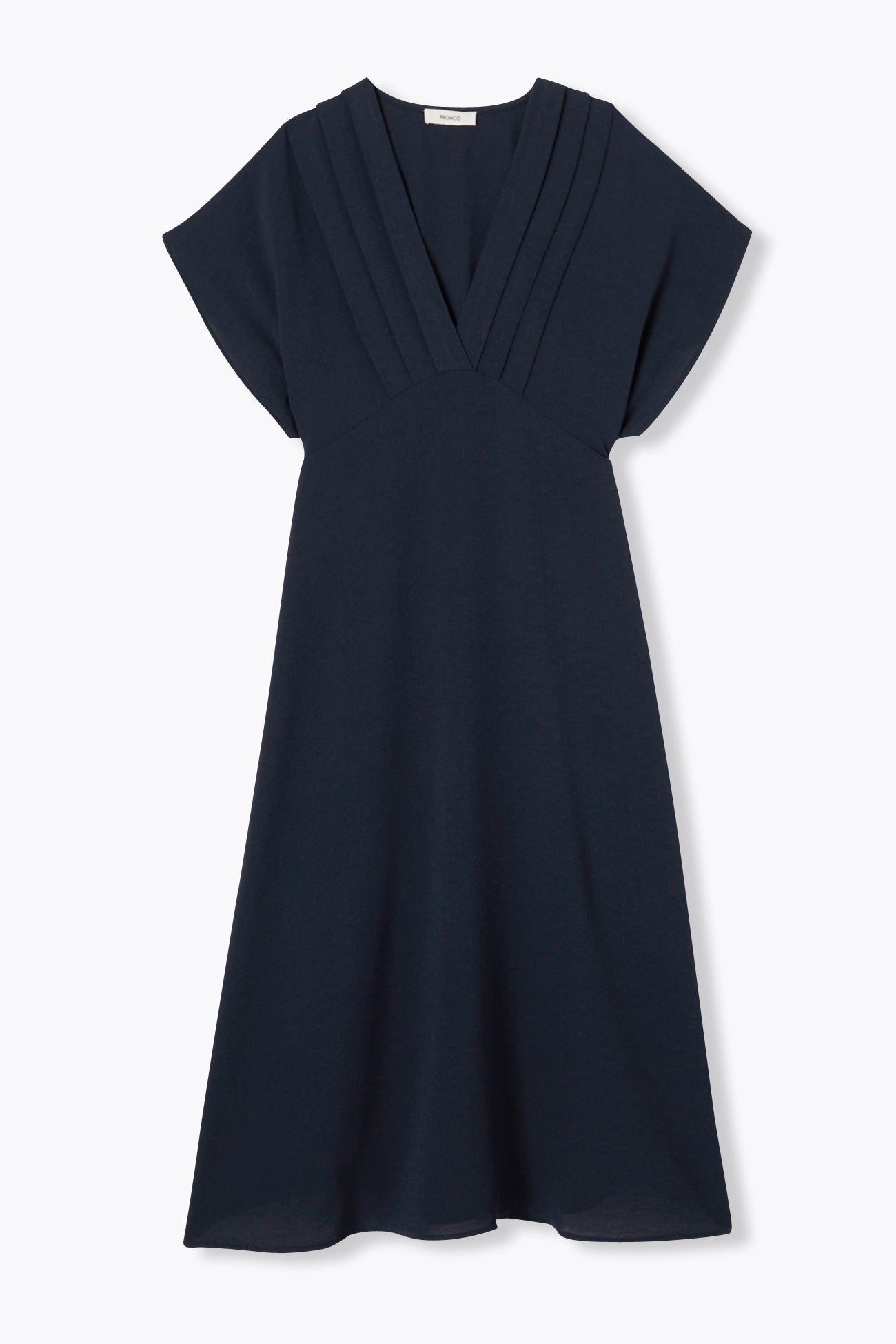 Robe longue et unie Femme – Marine