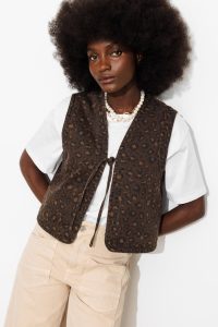 Boléro imprimé Femme – Imprimé noir