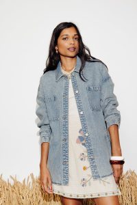 Veste surchemise en jean Femme – Jean clair