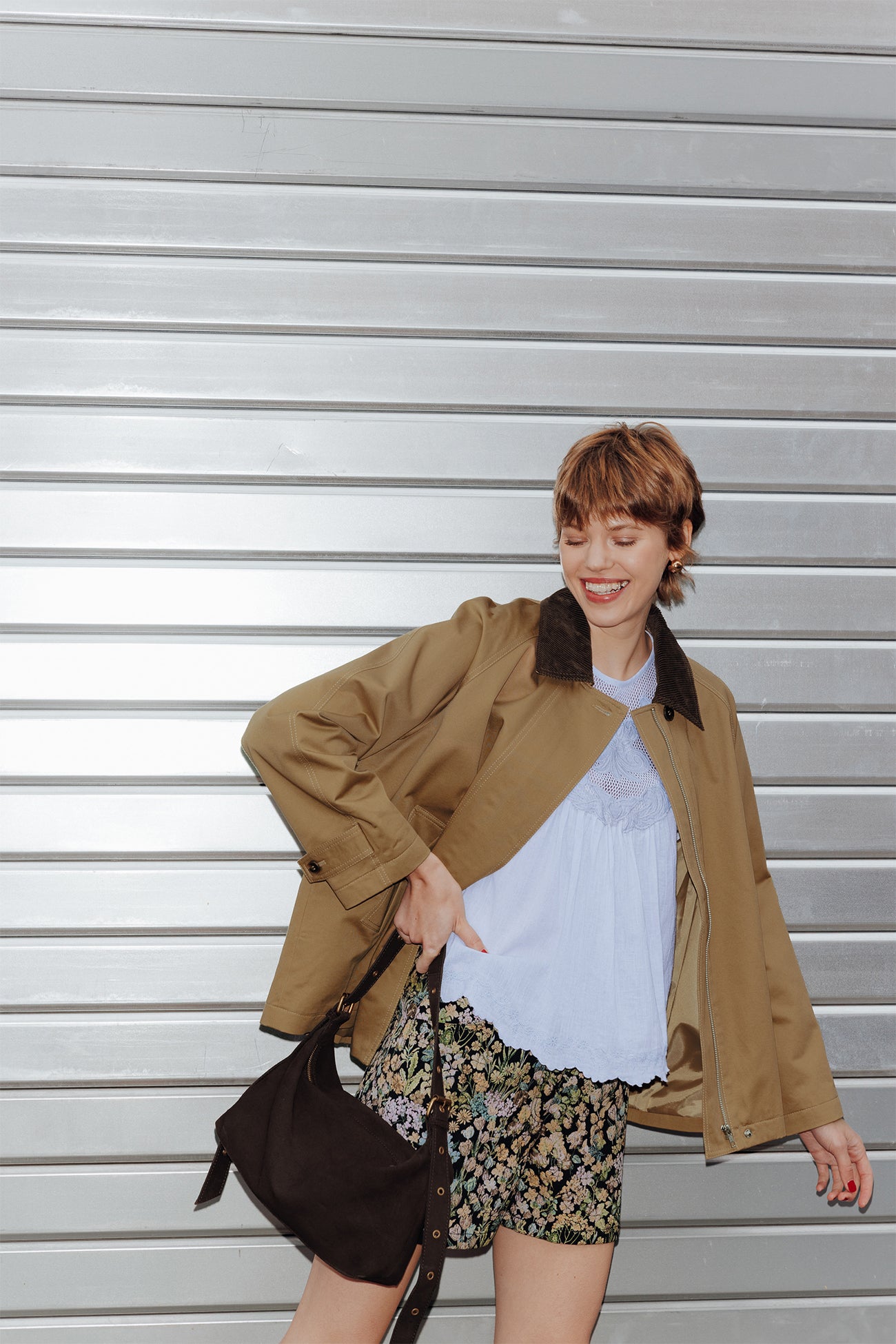 Veste barn jacket Femme - Camel – Image 2