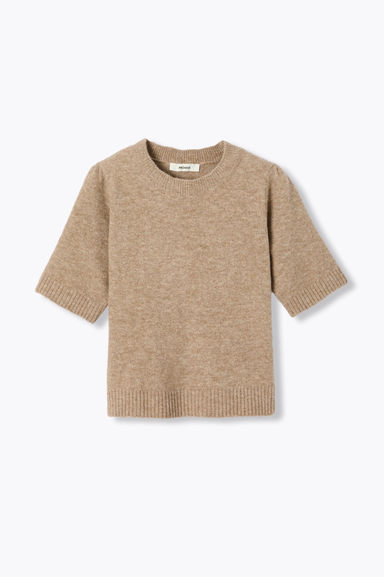 Pull manches courtes Femme - Taupe – Image 5