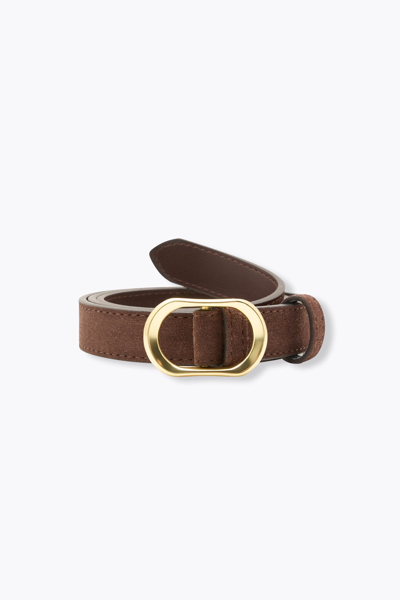 Ceinture en cuir Femme - Chocolat